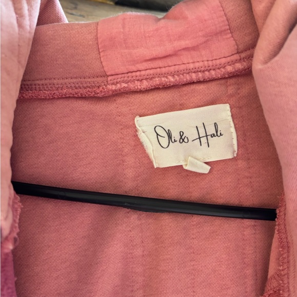 Oli & Hali Pink Zip-Up Hoodie SMALL - Picture 3 of 7